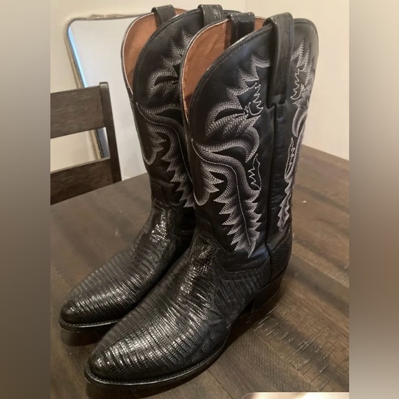 Dan Post Lizard Western Boots- Size 9.5 - Picture 3 of 8